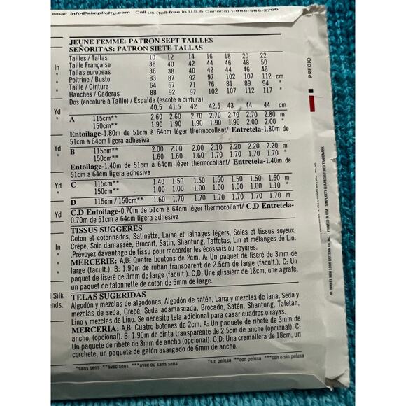 Simplicity 6911 Sewing pattern blazer pencil skirt size 10-22 - Picture 5 of 5